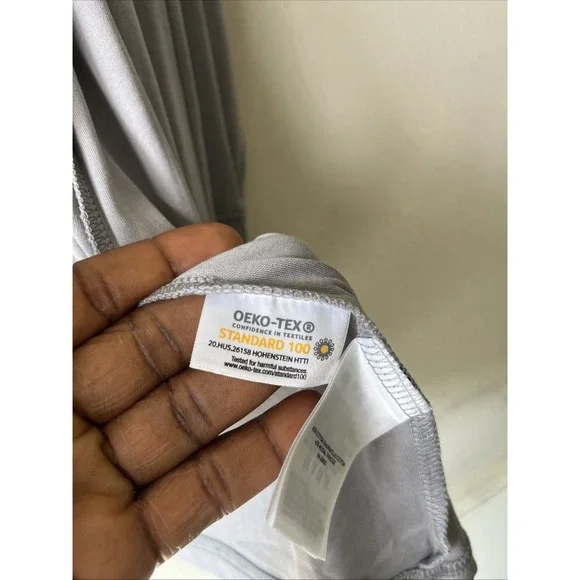 Lands End Open Front Cardigan  Coverup Cotton 3X Gray Long Sleeve Nautical New - Picture 10 of 12